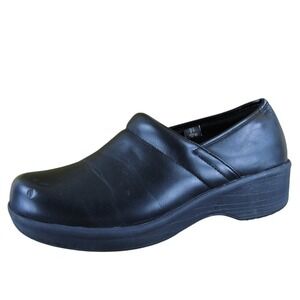 Safe T Step Women's Comfort Clog Black‎ Synthetic Sz 9.5 Medium Gently Used 2025